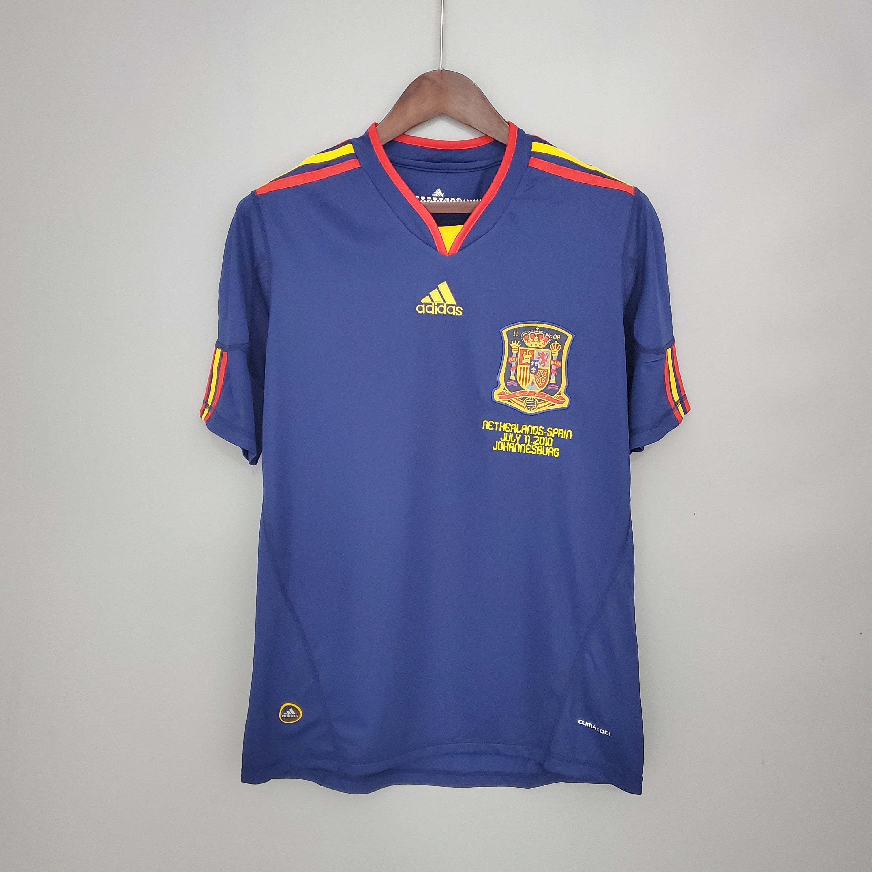 CAMISOLA ESPANHA MUNDIAL I 2010 homem (RETRO)