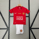 CAMISOLA MANCHESTER UNITED I ESPECIAL FINAL CHAMPHIONS LEAGUE 07/08 CONJUNTO INFANTIL (RETRO)