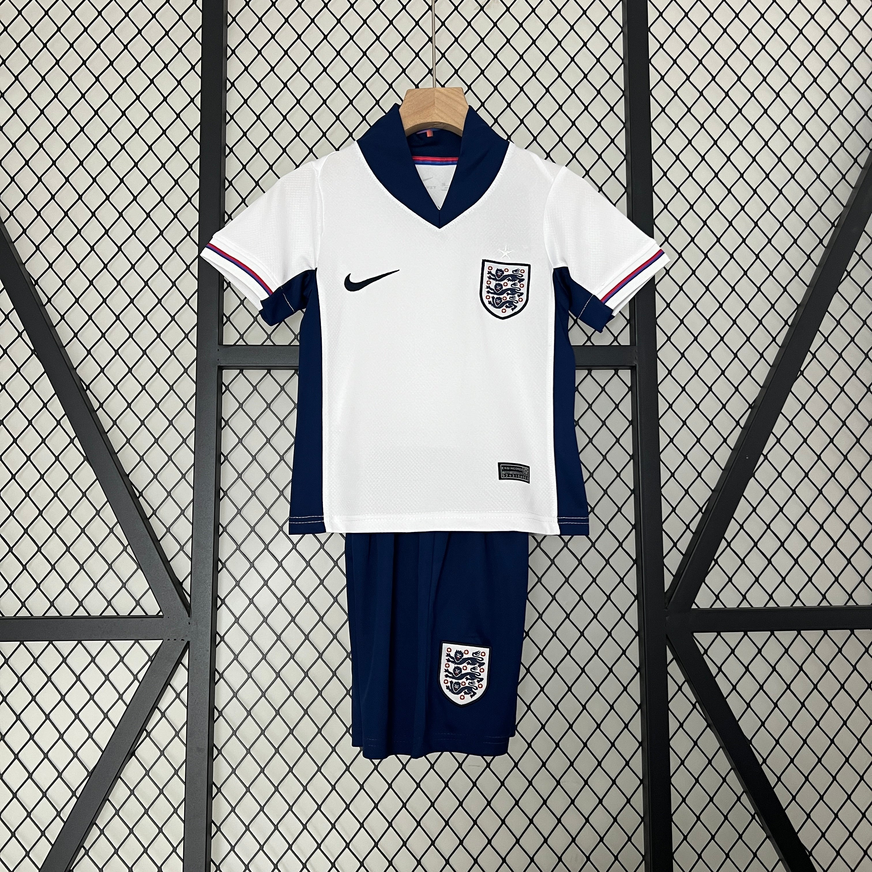 CAMISOLA INGLATERRA I EURO 2024 CONJUNTO INFANTIL