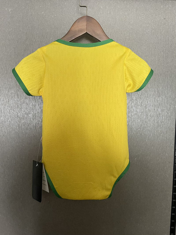 Body Camisola Brasil 25/26 Bebé – Equipamento Principal Amarelo