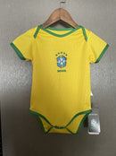 Body Camisola Brasil 25/26 Bebé – Equipamento Principal Amarelo