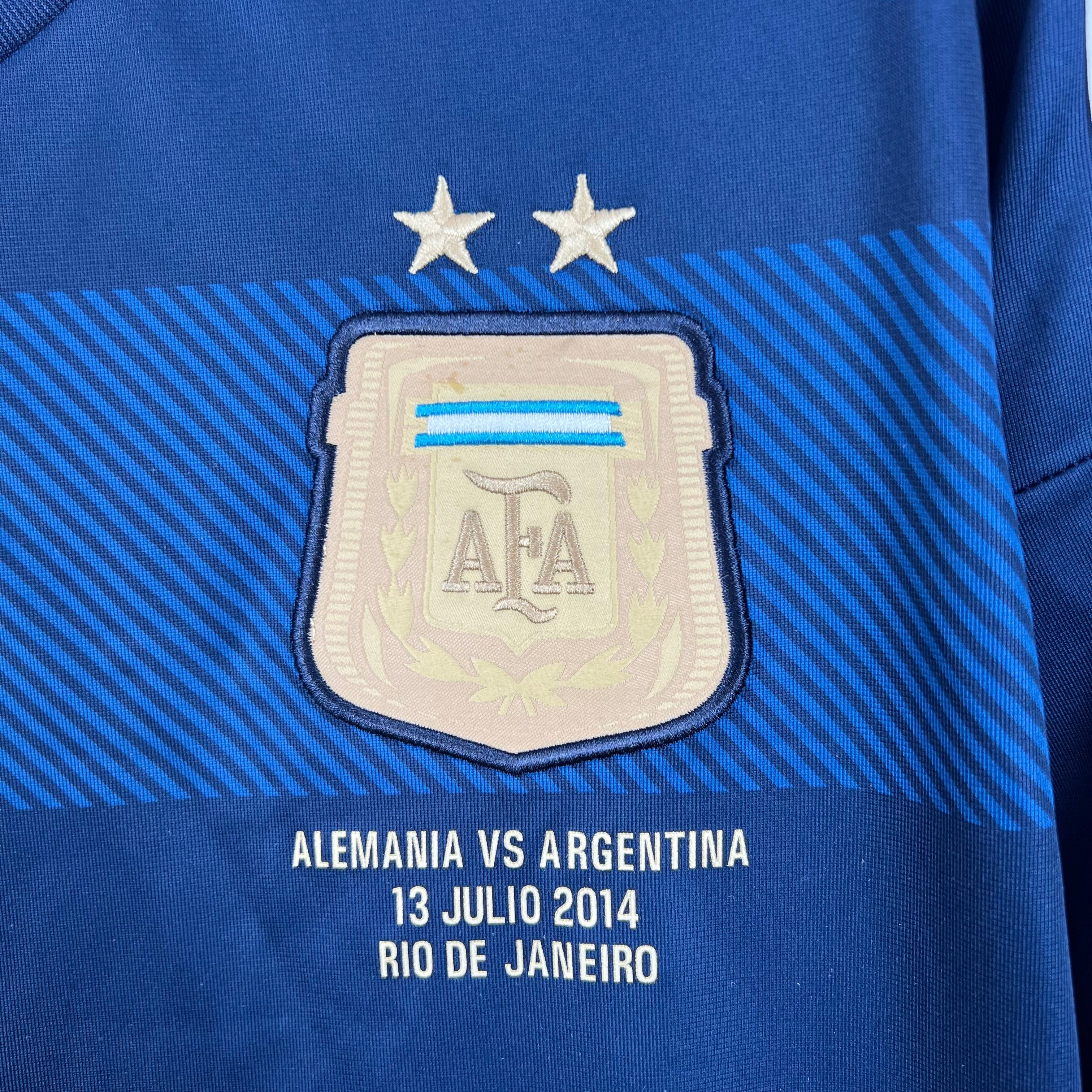 CAMISOLA ARGENTINA AZUL 2014 | RETRO |  MANGA LONGA