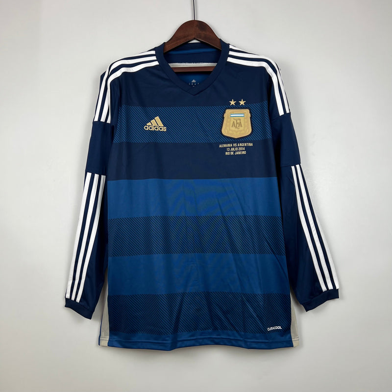 CAMISOLA ARGENTINA AZUL 2014 | RETRO |  MANGA LONGA