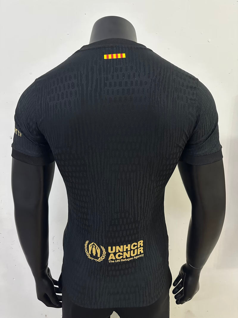 CAMISOLA BARCELONA 25/26 PRETA (VERSÃO JOGADOR)