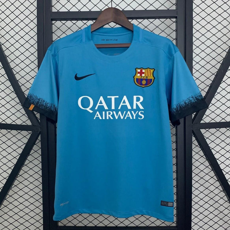 Camisola Barcelona III 15/16 Retro Azul – Terceiro Equipamento Masculino
