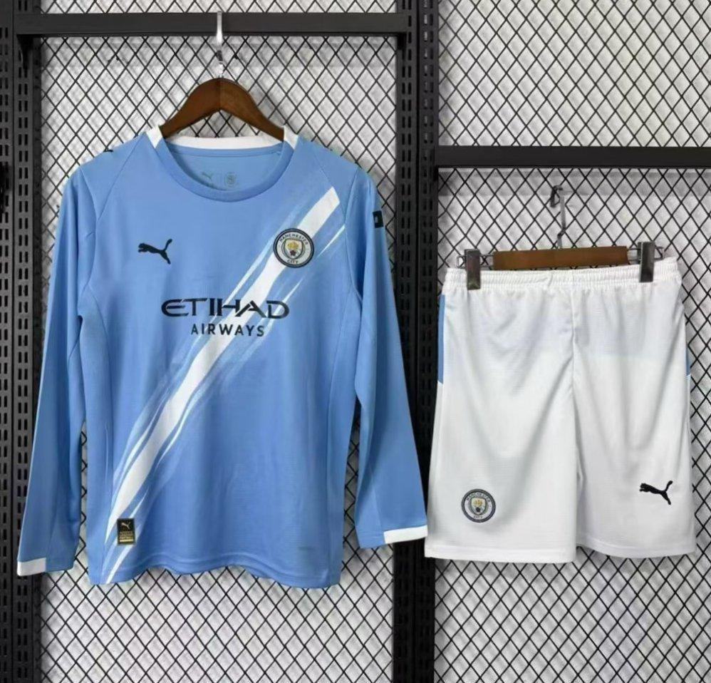 CAMISOLA MANCHESTER CITY I 25 26 - CONJUNTO INFANTIL