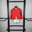 CAMISOLA MANCHESTER UNITED I ESPECIAL FINAL CHAMPHIONS LEAGUE 07/08 CONJUNTO INFANTIL (RETRO) MANGA LONGA