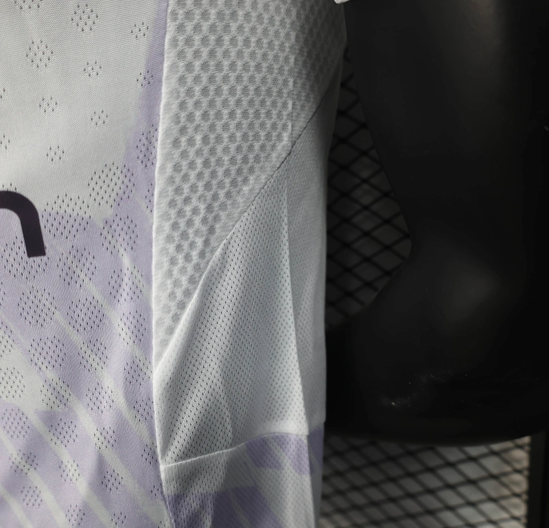 Camisola Manchester United II 25/26 Homem – Versão Jogador Branca Roxo