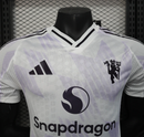 Camisola Manchester United II 25/26 Homem – Versão Jogador Branca Roxo