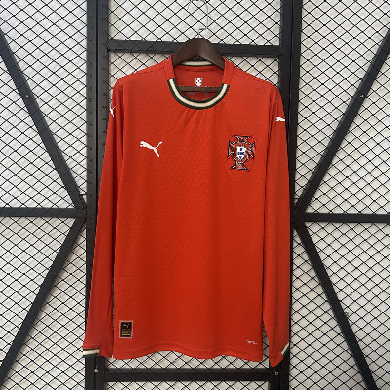 Camisola Portugal I 25/26 Manga Longa – Equipamento Principal
