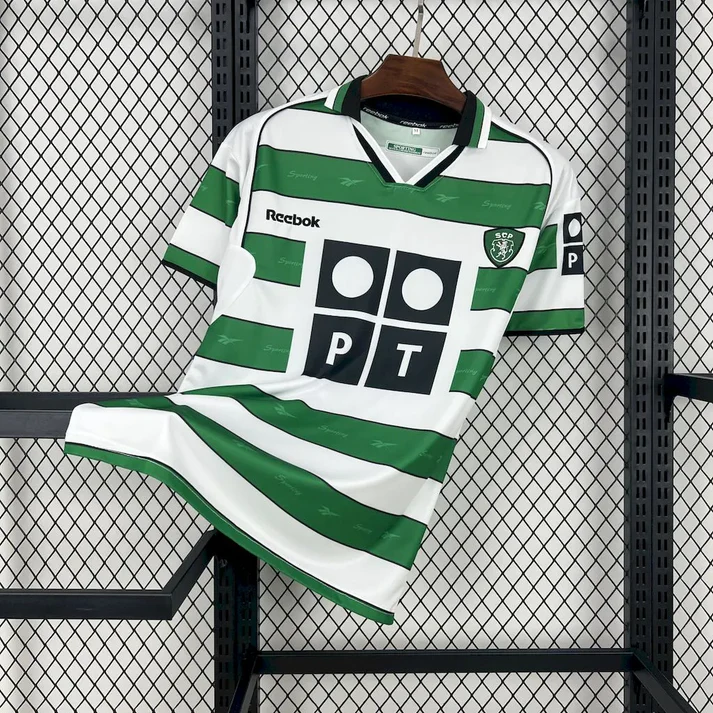 CAMISOLA SPORTING LISBOA I 00/01 homem (RETRO)