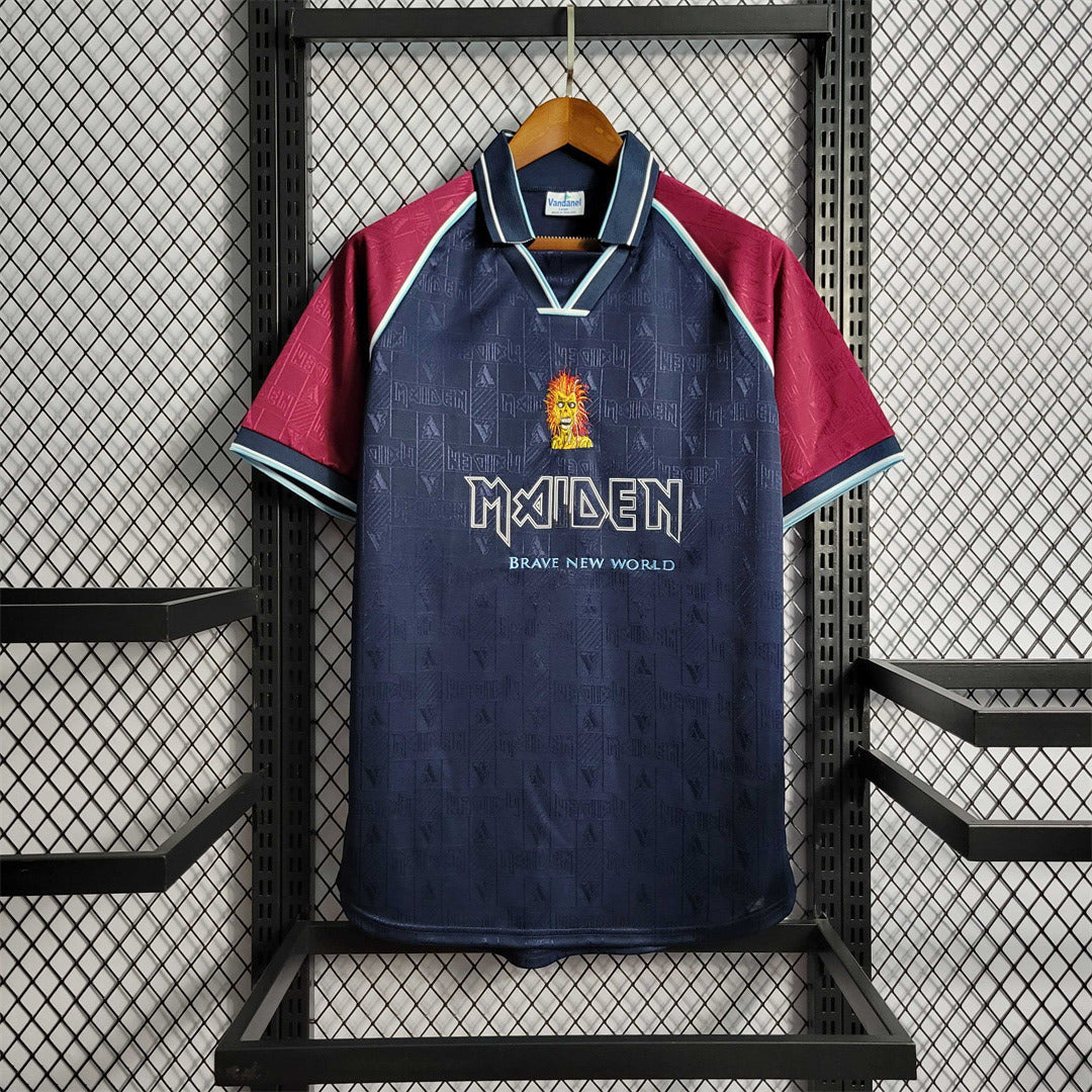 CAMISOLA WEST HAM X IRON MAIDEN HOME I 99/01 HOMEM (RETRO)