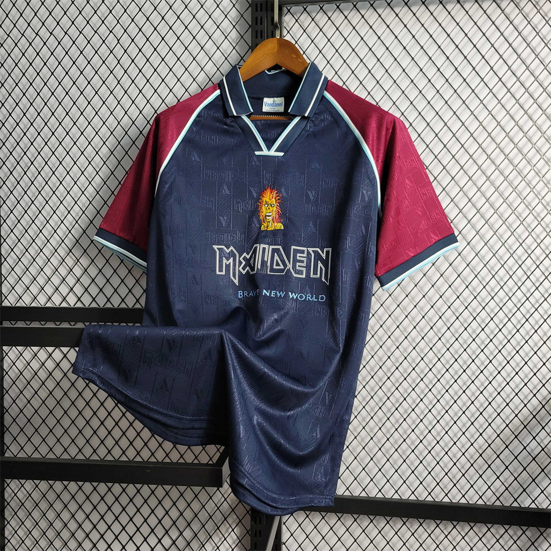 CAMISOLA WEST HAM X IRON MAIDEN HOME I 99/01 HOMEM (RETRO)