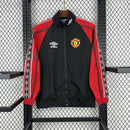 CORTA VENTO MANCHESTER UNITED - PRETO E VERMELHO