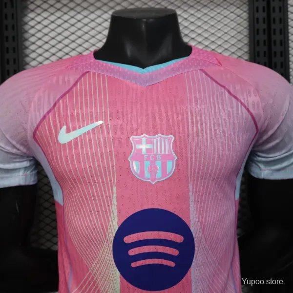 Camisola Barcelona Rosa 25/26 Homem | Edição Especial Jogador