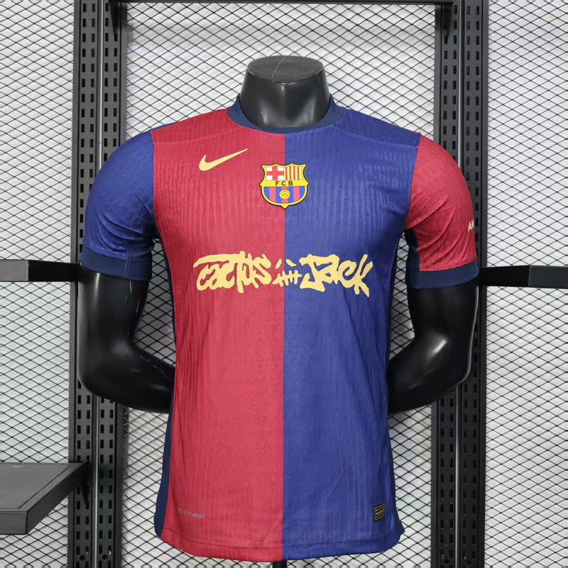 Camisola Barcelona x Travis Scott 25/26 (Versão Jogador) – El Clásico Edição Limitada