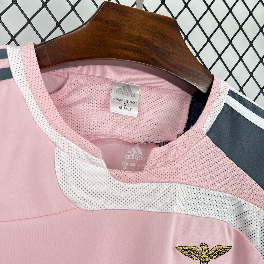 Camisola Benfica 07/08 Homem (Retro) – Equipamento Rosa SLB