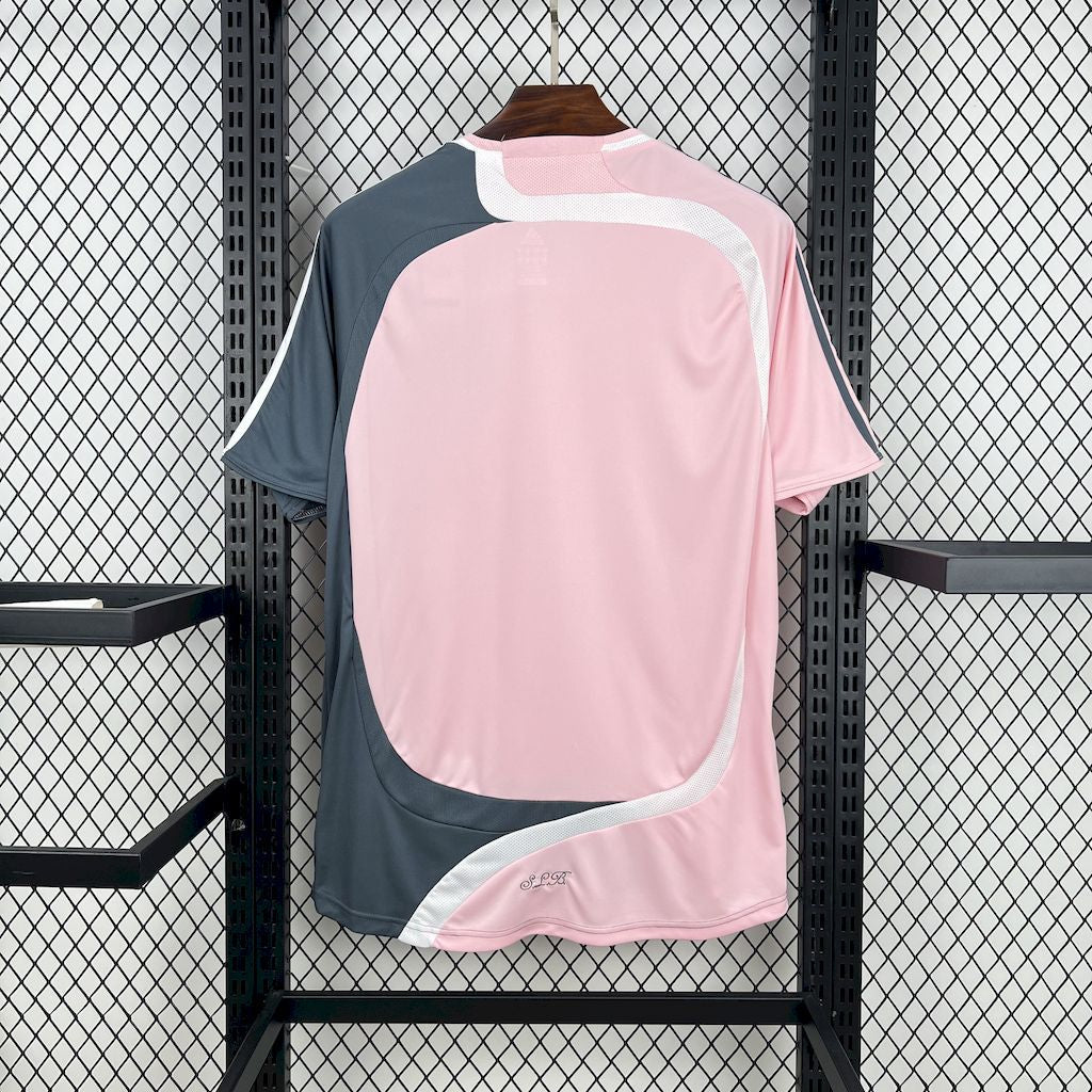 Camisola Benfica 07/08 Homem (Retro) – Equipamento Rosa SLB