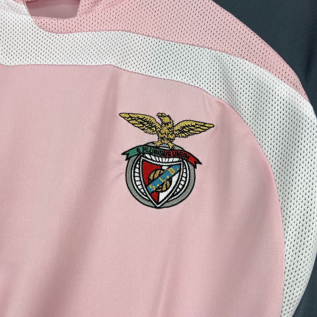 Camisola Benfica 07/08 Homem (Retro) – Equipamento Rosa SLB
