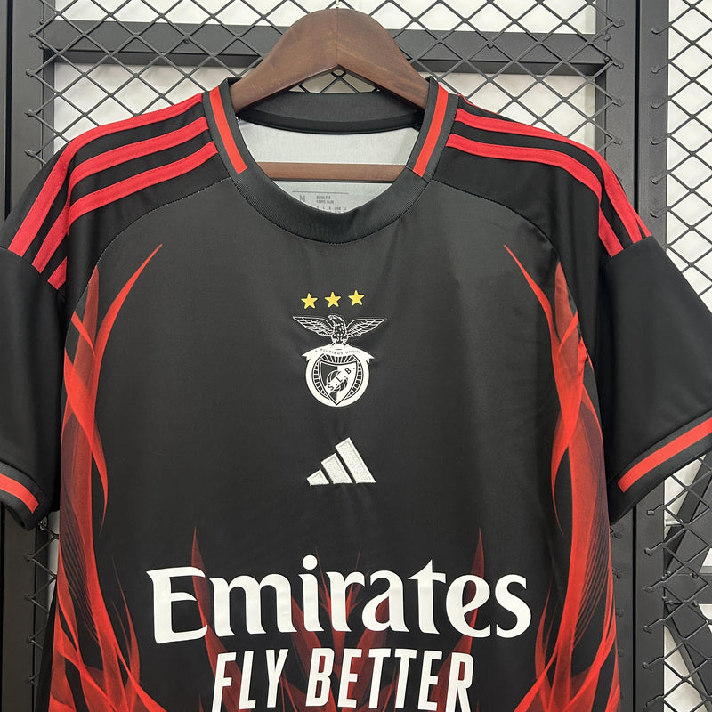 Camisola Benfica Edição Especial 25/26 – Homem (Preto)