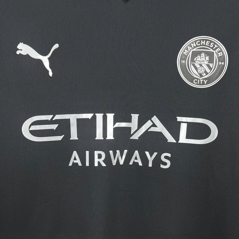 Camisola Manchester City Alternativa Black 25/26 – Homem