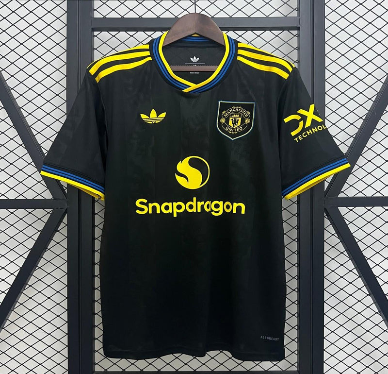 Camisola Manchester United III 25/26 Homem – Terceiro Equipamento Preto