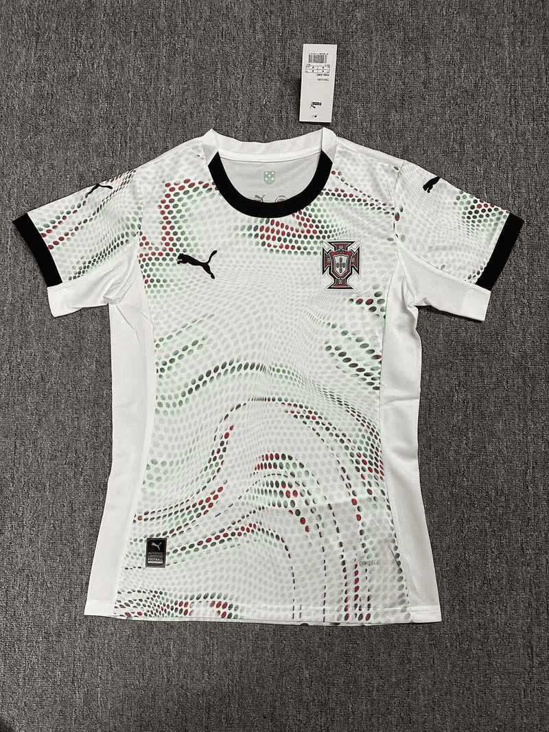 Camisola Portugal II 25/26 Mulher – Equipamento Alternativo Branco