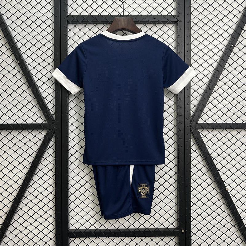 Camisola Portugal Treino 25/26 Conjunto Infantil – Azul