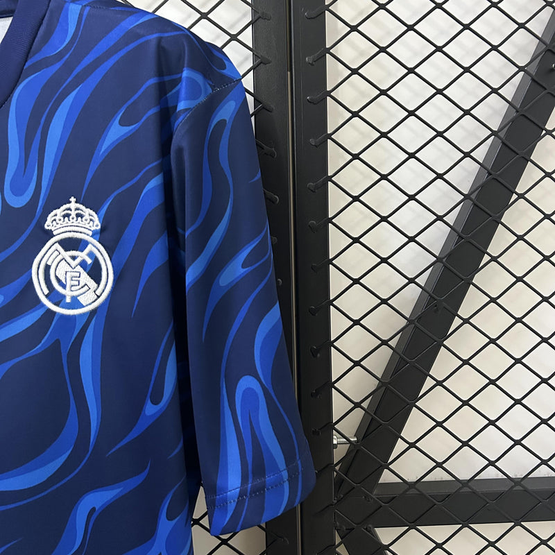 Camisola Real Madrid Treino 25/26 – Azul Marinho