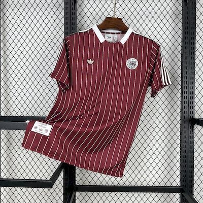 Camisola Retro Ajax Adidas Originals Icon 25/26 – Edição Clássica Bordô