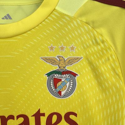 Camisola SL Benfica Guarda‑Redes 25/26 Criança – Conjunto Infantil Amarelo
