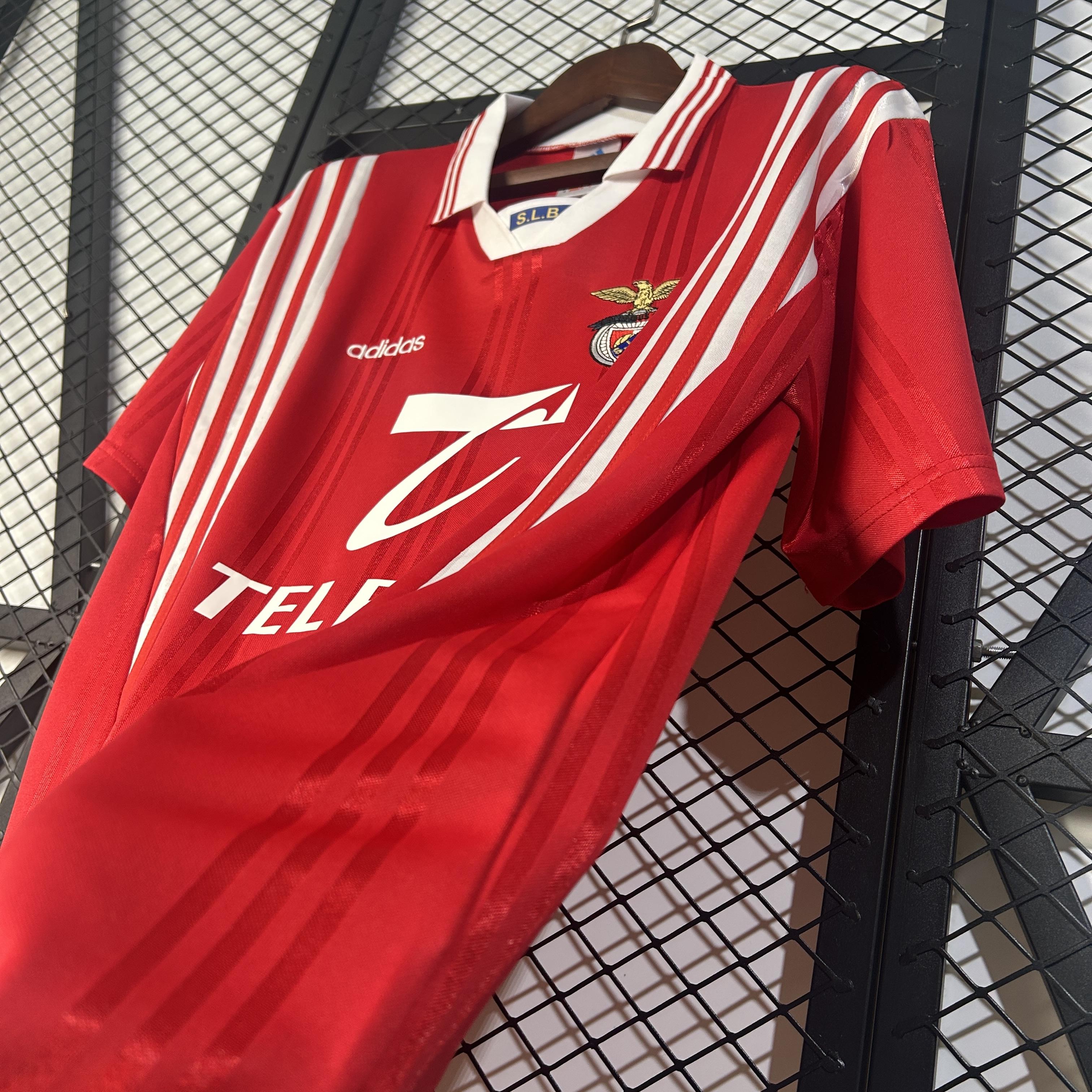 Camisola SL Benfica I 97/98 Homem – Camisola Retro Vermelha Adidas Anos 90