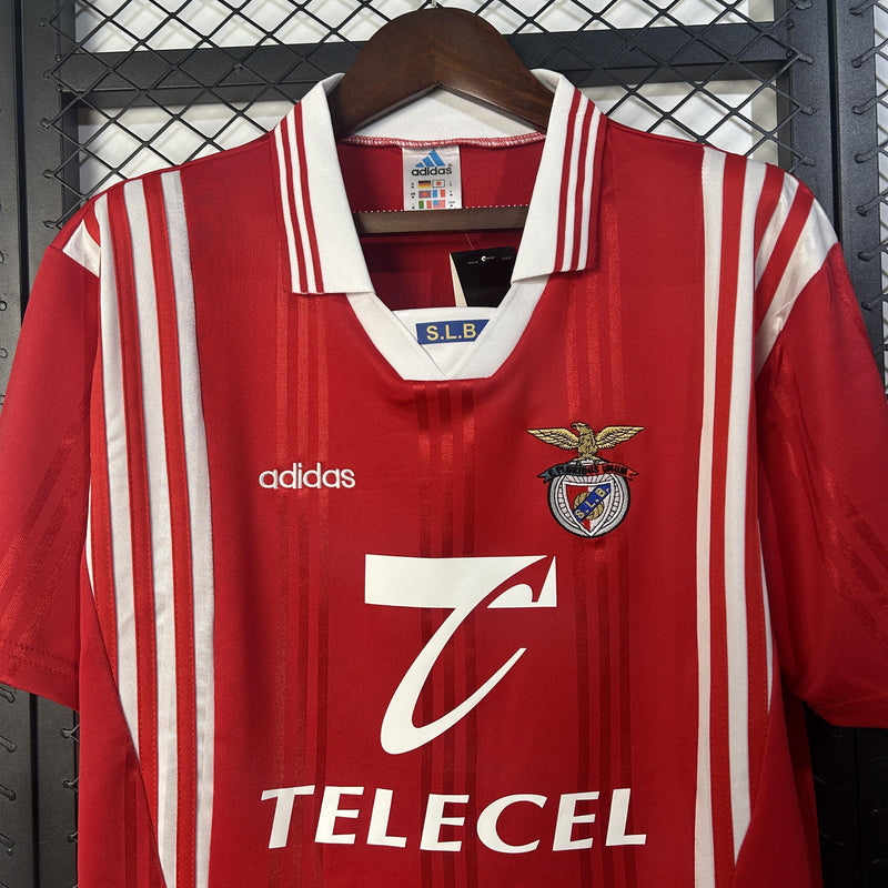 Camisola SL Benfica I 97/98 Homem – Camisola Retro Vermelha Adidas Anos 90