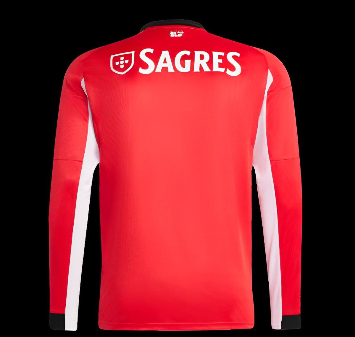 Camisola SL Benfica Principal 25/26 Manga Longa – Equipamento Titular Masculino