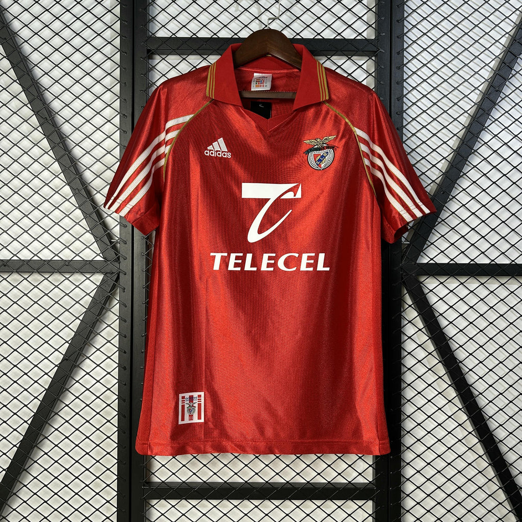 Camisola SL Benfica Principal 98/99 Retro Vermelha – Homem - FORNECEDOR