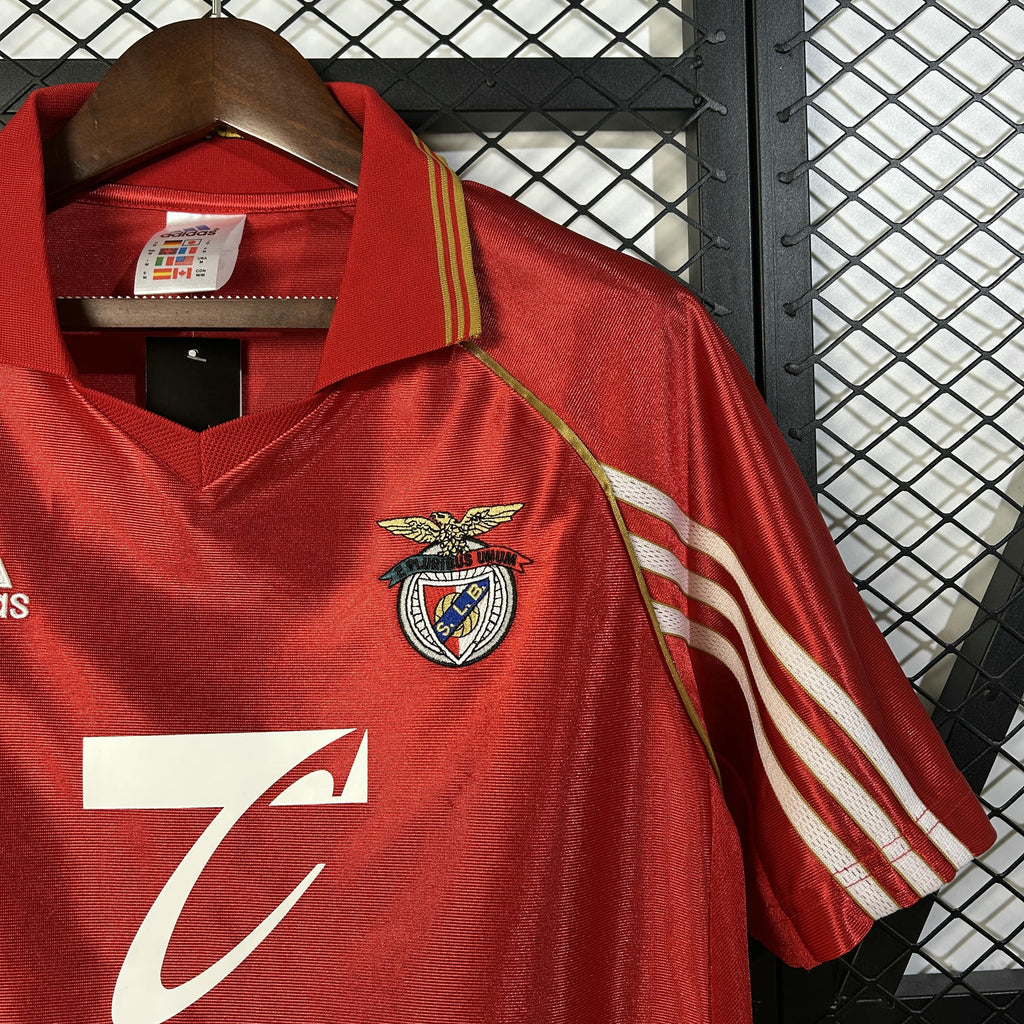 Camisola SL Benfica Principal 98/99 Retro Vermelha – Homem - FORNECEDOR