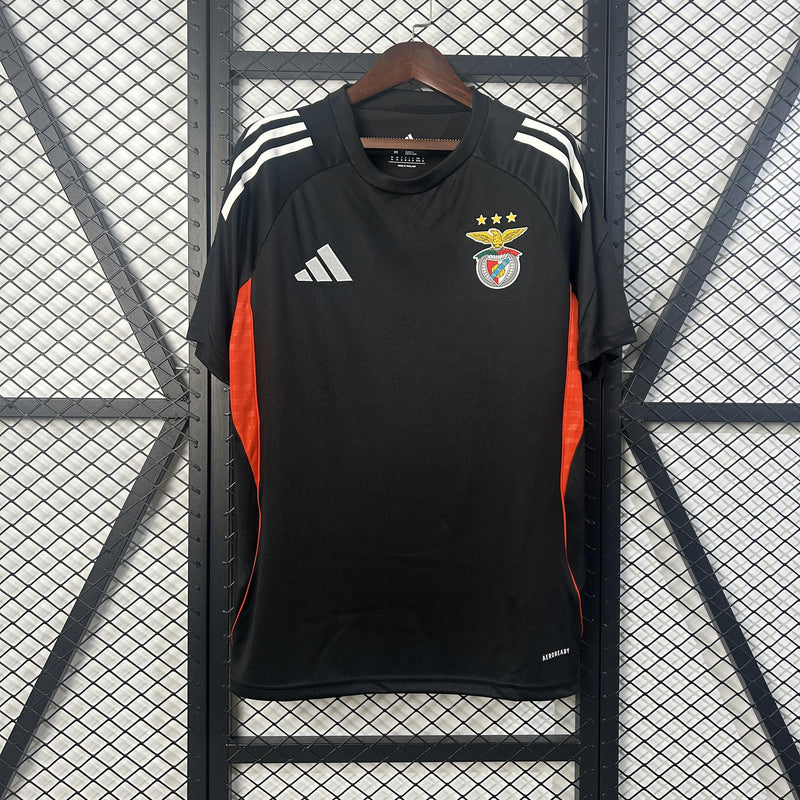 Camisola SL Benfica Treino Preto 25/26 Homem – T-shirt de Treino Benfica Preta