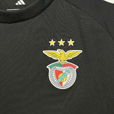 Camisola SL Benfica Treino Preto 25/26 Infantil – Conjunto Criança