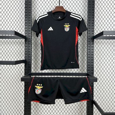 Camisola SL Benfica Treino Preto 25/26 Infantil – Conjunto Criança