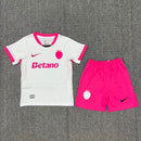 Camisola Sporting CP Outubro Rosa 25/26 - Conjunto Infantil