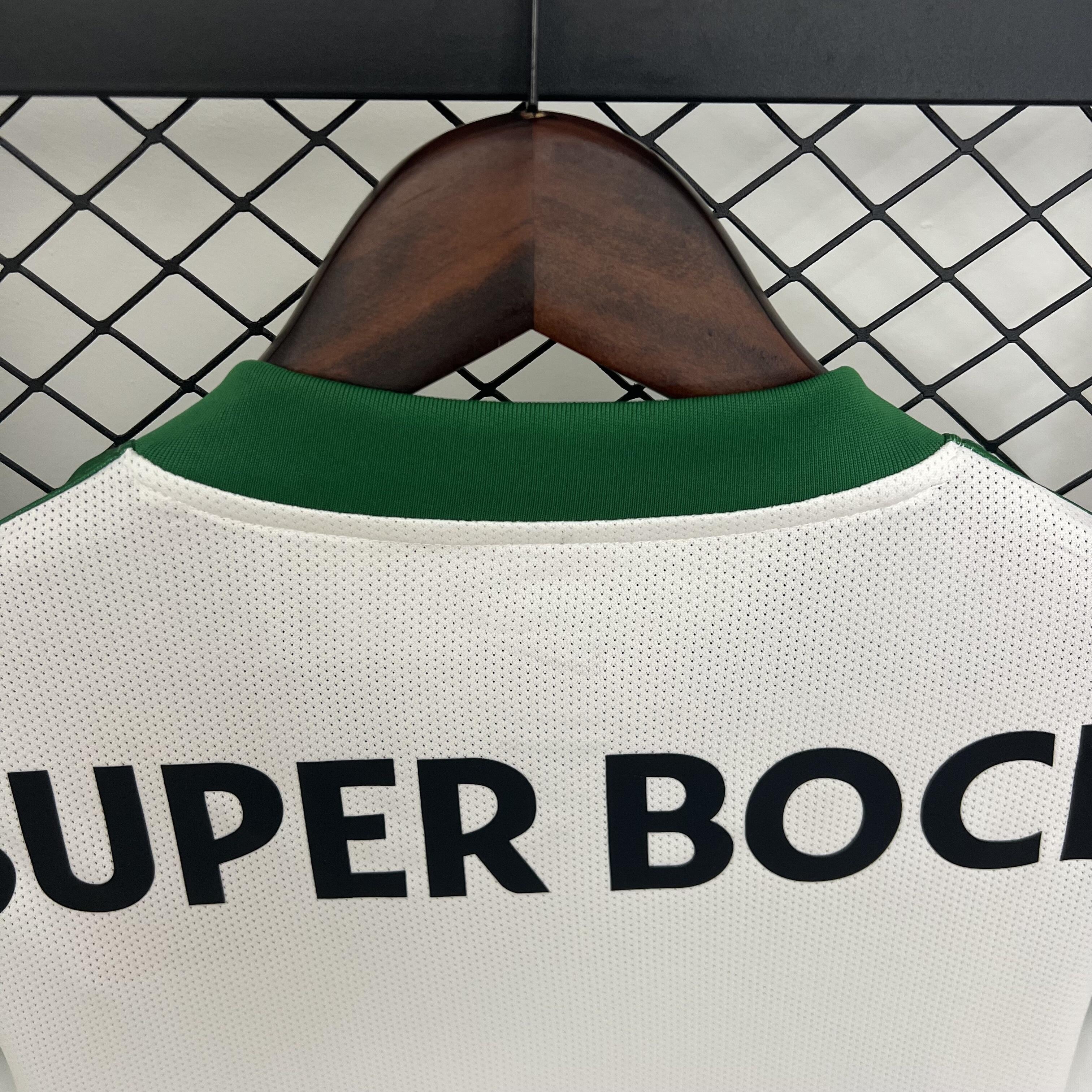 Camisola Sporting CP Principal 25/26 – Homem  Equipamento Verde e Branco