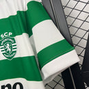 Camisola Sporting CP Principal 25/26 – Homem  Equipamento Verde e Branco