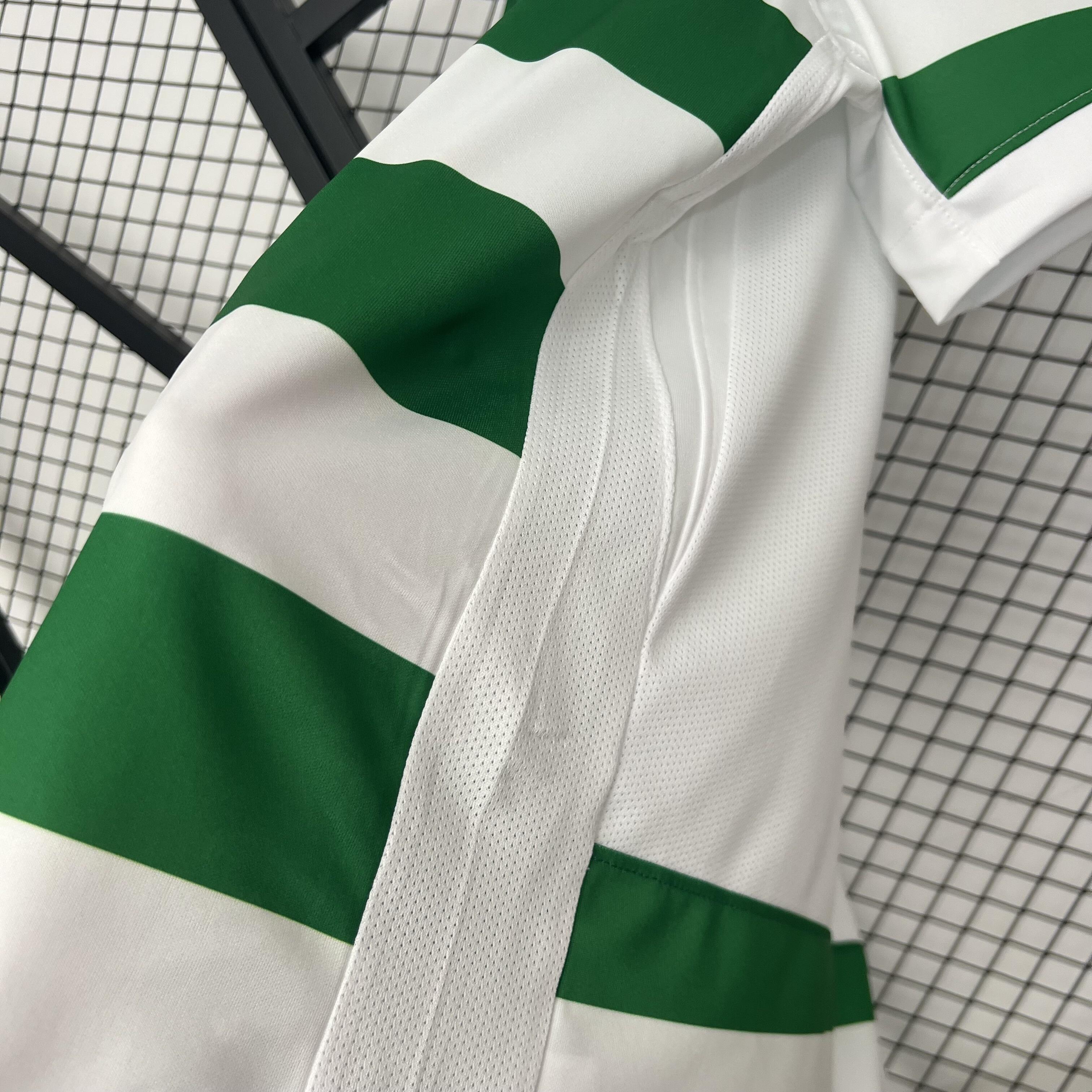 Camisola Sporting CP Principal 25/26 – Homem  Equipamento Verde e Branco