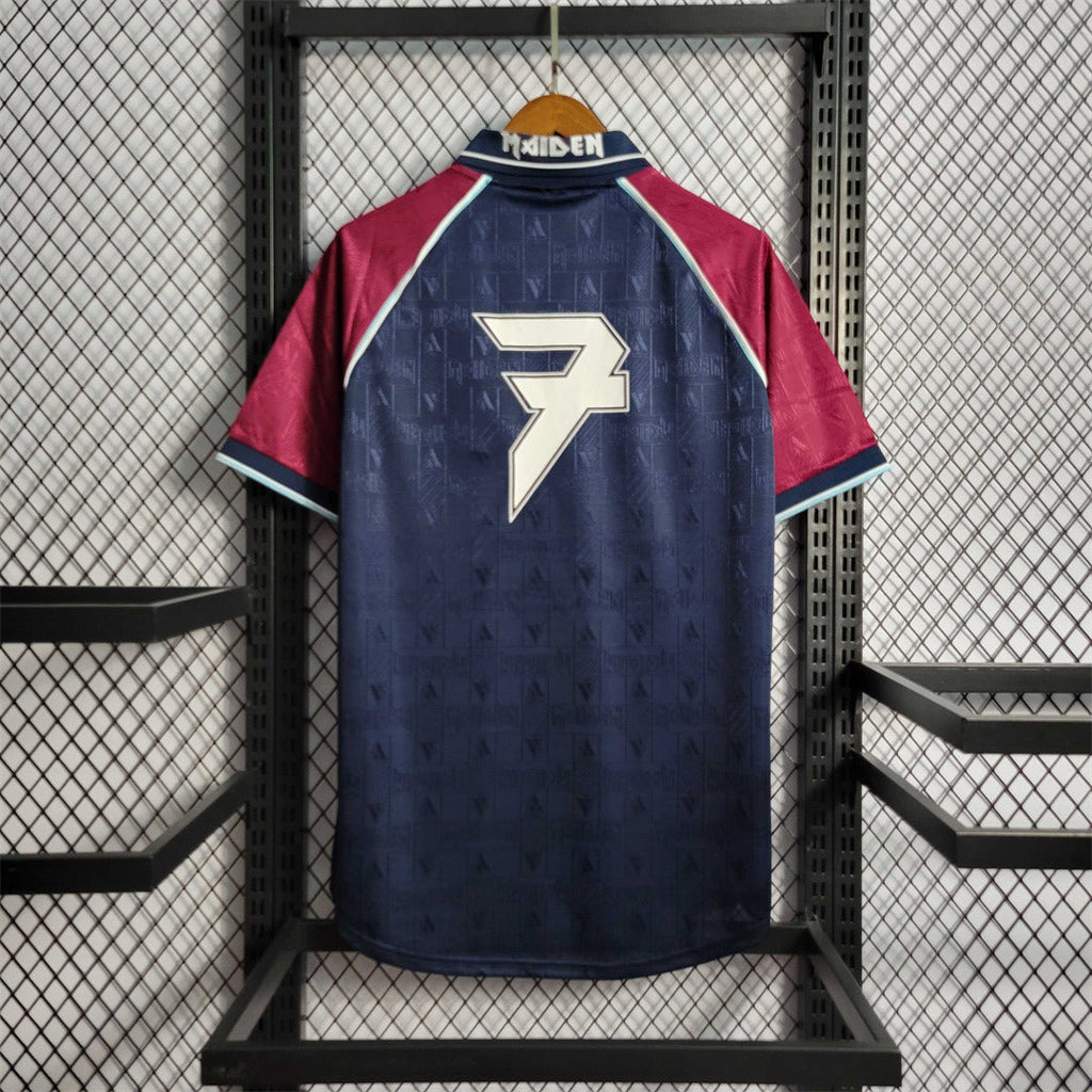 Camisola West Ham x Iron Maiden I 99/01 Homem (Retro) – Versão 2 com Escudo dos Hammers