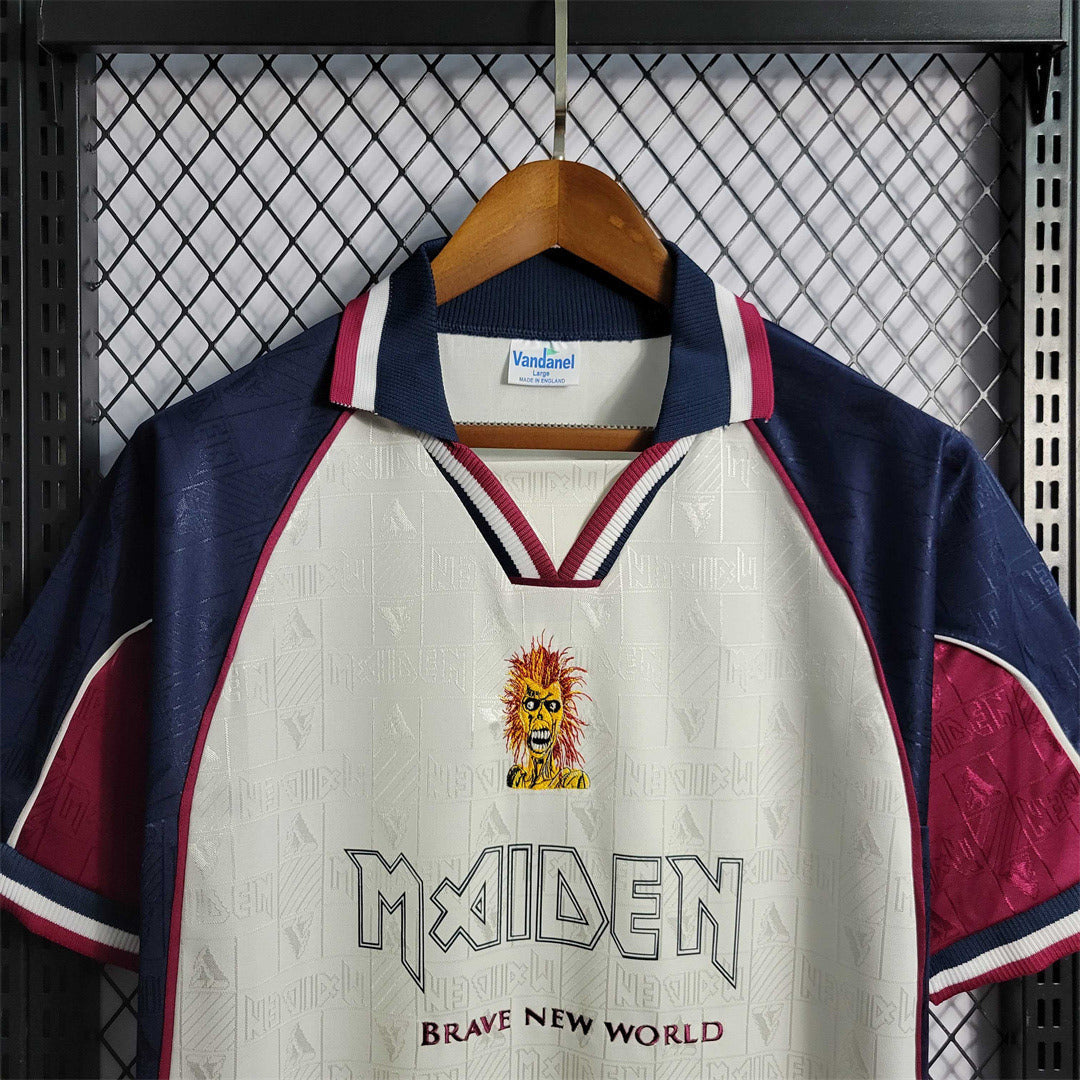 Camisola West Ham x Iron Maiden II 99/01 Homem (Retro) – Edição Alternativa