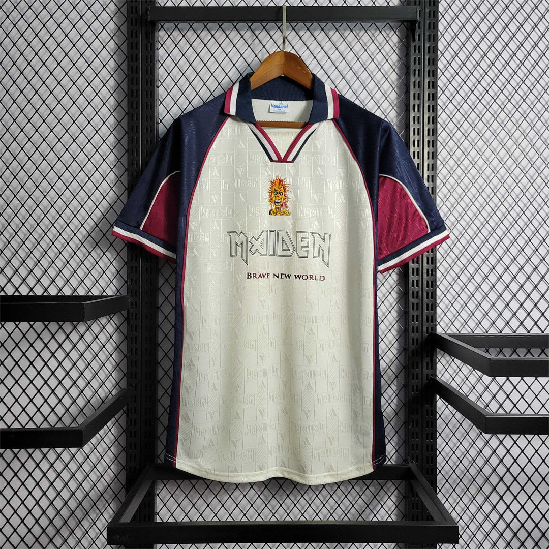 Camisola West Ham x Iron Maiden II 99/01 Homem (Retro) – Edição Alternativa