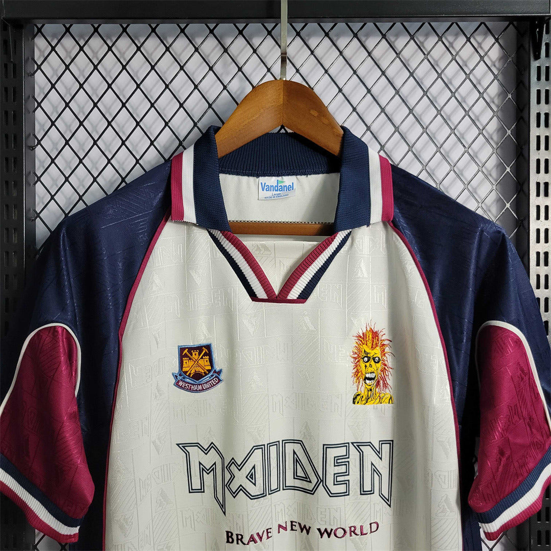 CAMISOLA WEST HAM X IRON MAIDEN II 99/01 HOMEM (RETRO) - Versão 2