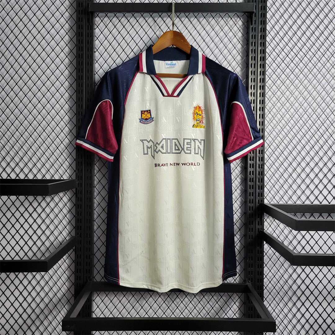 CAMISOLA WEST HAM X IRON MAIDEN II 99/01 HOMEM (RETRO) - Versão 2
