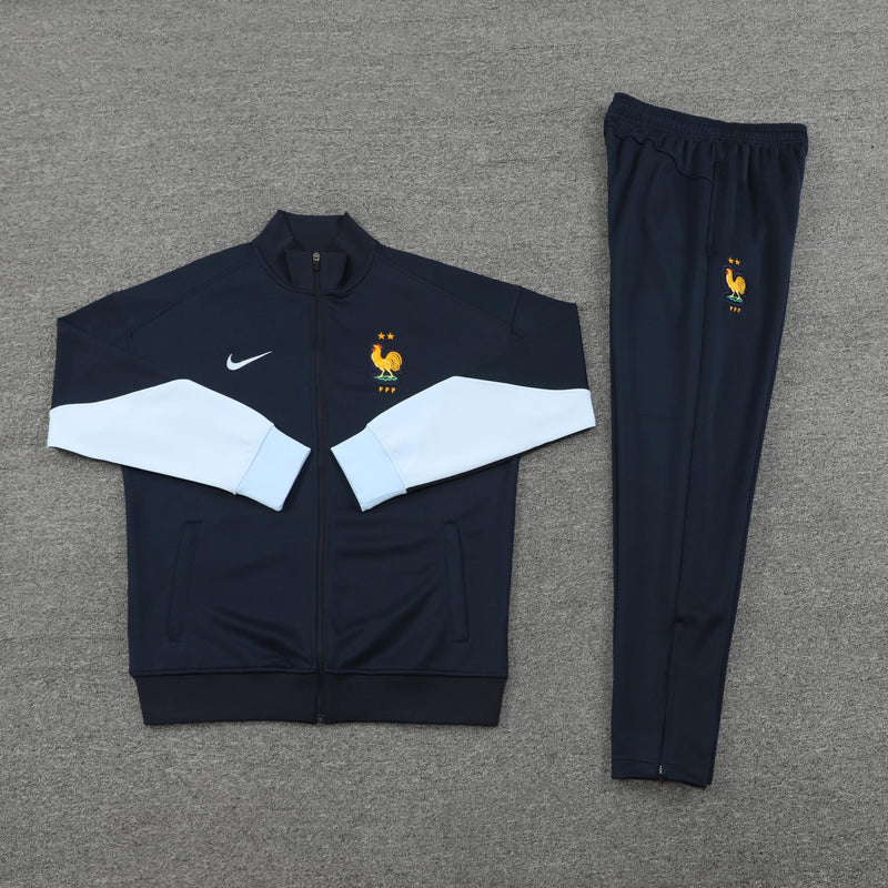 FRANÇA FATO DE TREINO 24/25 - UNISSEX/UNISSEXO - AZUL ESCURO