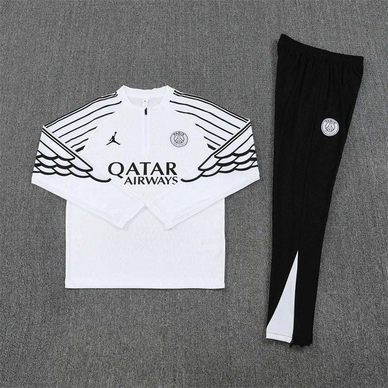 Fato de Treino PSG 25/26 Branco – Conjunto Jordan Unissexo Estilo Asa